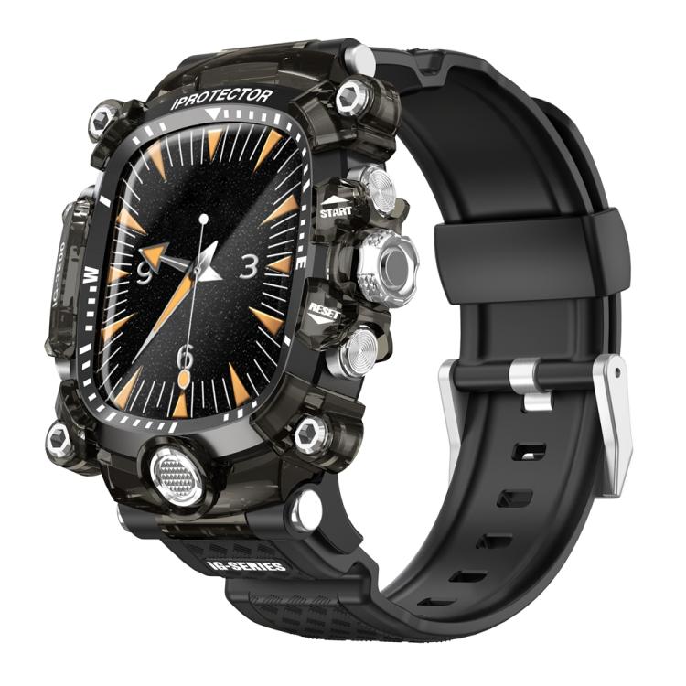 Metal Case Integrated Silicone Watch Band, For Apple Watch Series 10 46mm