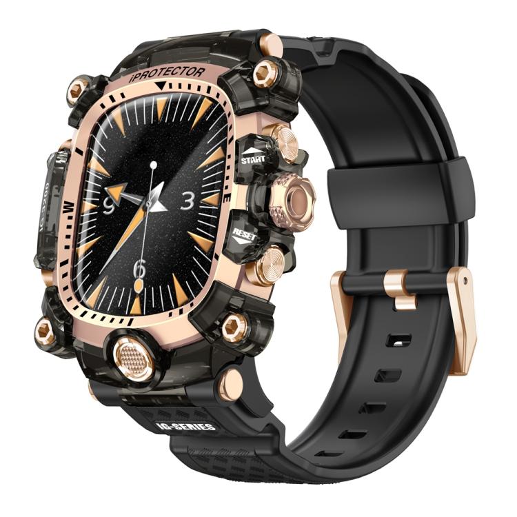 Metal Case Integrated Silicone Watch Band, For Apple Watch Series 10 46mm