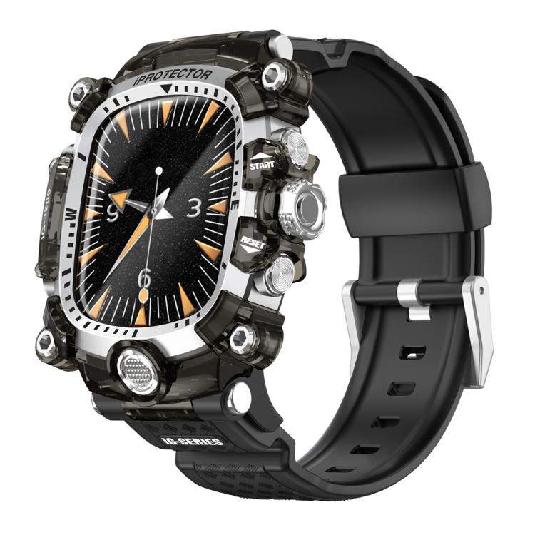 Metal Case Integrated Silicone Watch Band, For Apple Watch Series 10 46mm