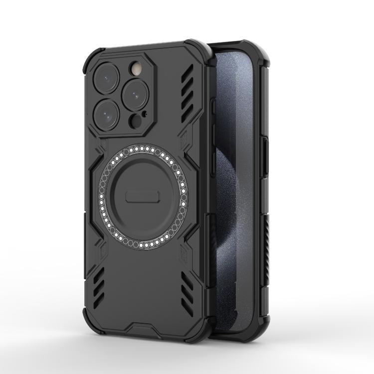 Butterfly Armor MagSafe Magnetic Ring Shockproof Phone Case, For iPhone 16, For iPhone 15 Pro Max, For iPhone 15 Pro, For iPhone 15 Plus