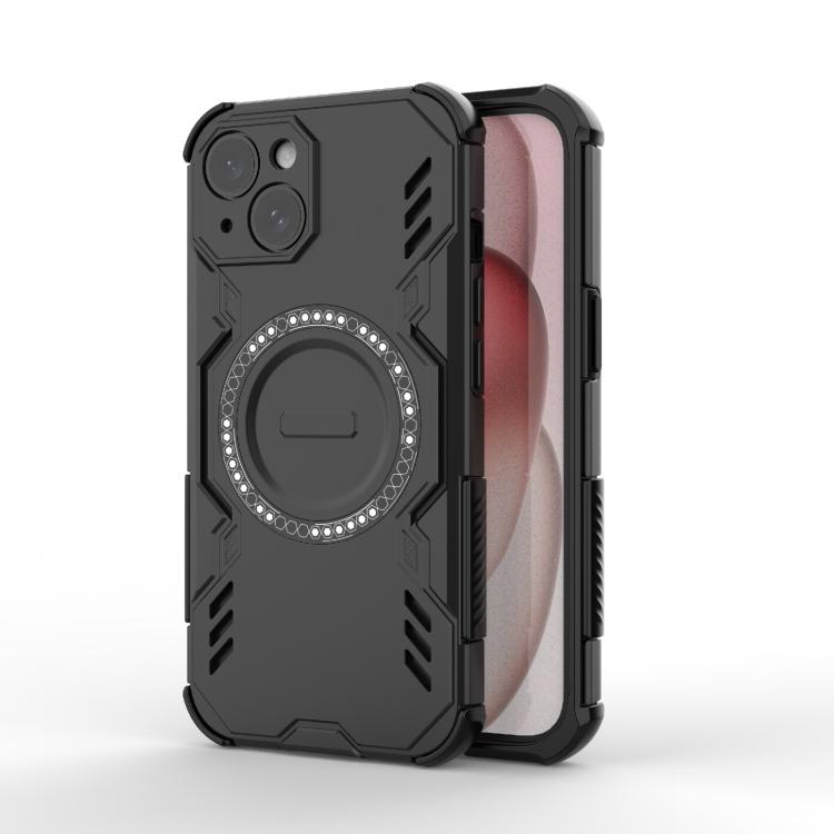 Butterfly Armor MagSafe Magnetic Ring Shockproof Phone Case, For iPhone 15