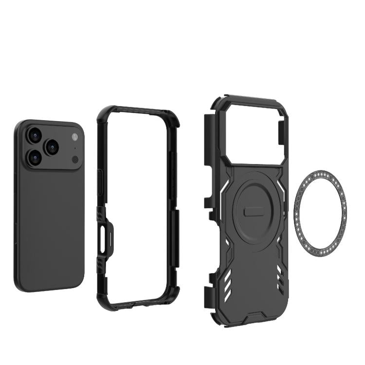 Butterfly Armor MagSafe Magnetic Ring Shockproof Phone Case, For iPhone 17 Pro Max, For iPhone 17 Pro, For iPhone 17, For iPhone 17 Air