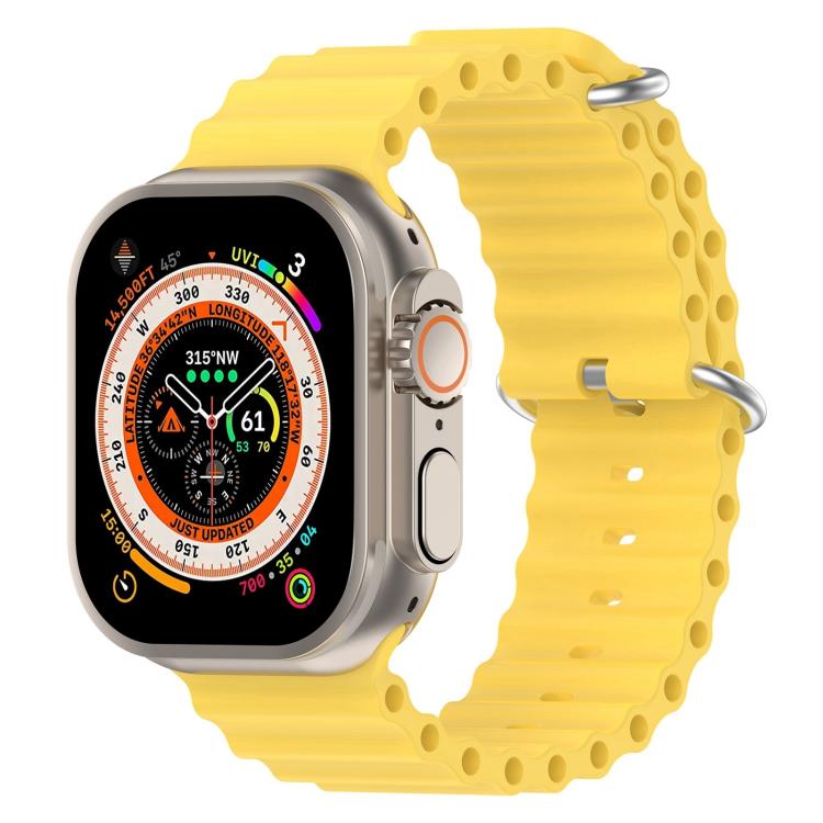 xDfind Ocean Silicone Watch Band, For Apple Watch 46mm / 49mm / 45mm / 44mm, For Apple Watch 42mm / 41mm / 40mm / 38mm