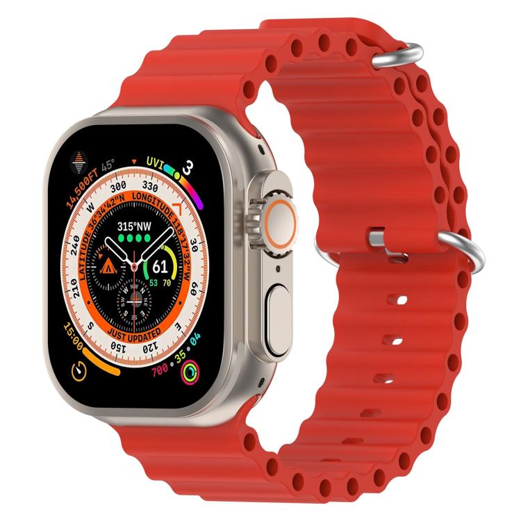xDfind Ocean Silicone Watch Band, For Apple Watch 46mm / 49mm / 45mm / 44mm, For Apple Watch 42mm / 41mm / 40mm / 38mm