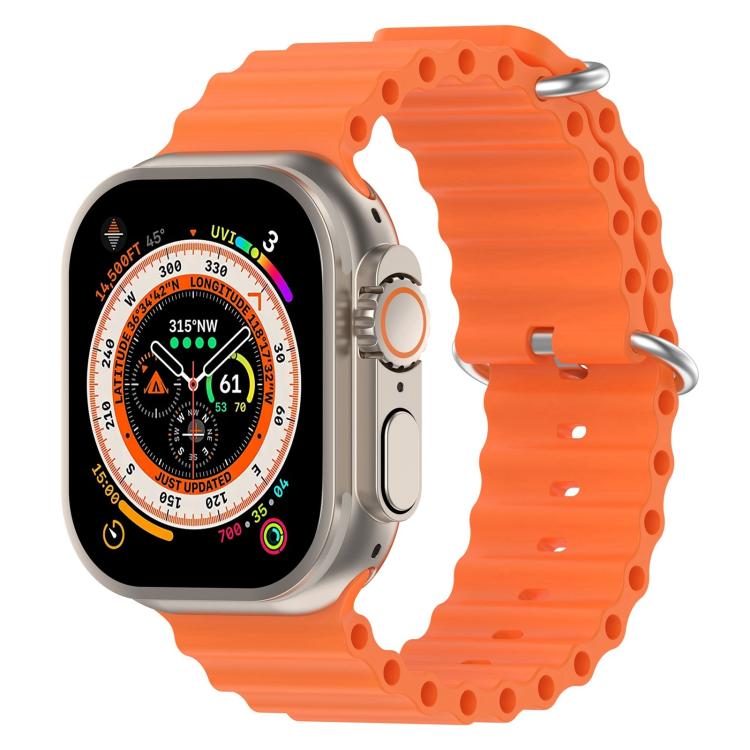 xDfind Ocean Silicone Watch Band, For Apple Watch 46mm / 49mm / 45mm / 44mm, For Apple Watch 42mm / 41mm / 40mm / 38mm
