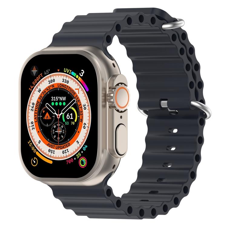 xDfind Ocean Silicone Watch Band, For Apple Watch 46mm / 49mm / 45mm / 44mm, For Apple Watch 42mm / 41mm / 40mm / 38mm