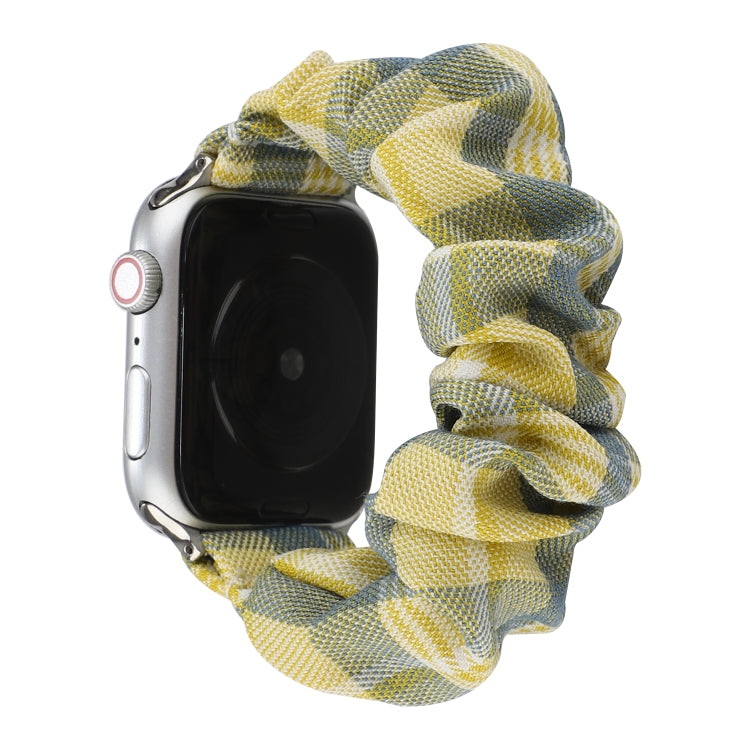 JK Uniform Style Cloth + Stainless Steel Watch Wrist Strap, For Apple Watch Series 7 45mm / 6 & SE & 5 & 4 44mm / 3 & 2 & 1 42mm, For Apple Watch Series 7 41mm / 6 & SE & 5 & 4 40mm / 3 & 2 & 1 38mm