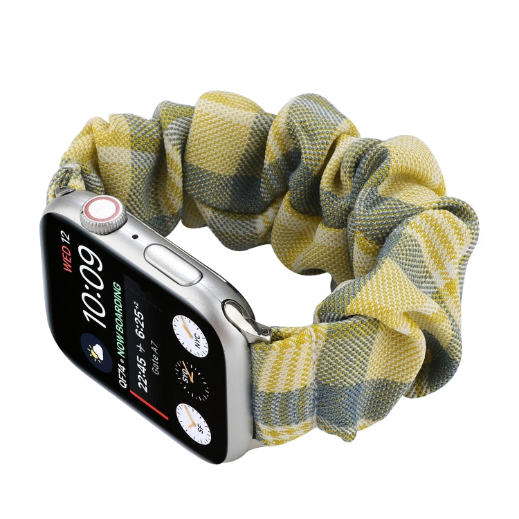 JK Uniform Style Cloth + Stainless Steel Watch Wrist Strap, For Apple Watch Series 7 45mm / 6 & SE & 5 & 4 44mm / 3 & 2 & 1 42mm, For Apple Watch Series 7 41mm / 6 & SE & 5 & 4 40mm / 3 & 2 & 1 38mm