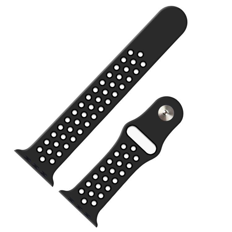 xDfind Two Color Silicone Sports Watch Band, For Apple Watch 46mm / 49mm / 45mm / 44mm, For Apple Watch 42mm / 41mm / 40mm / 38mm