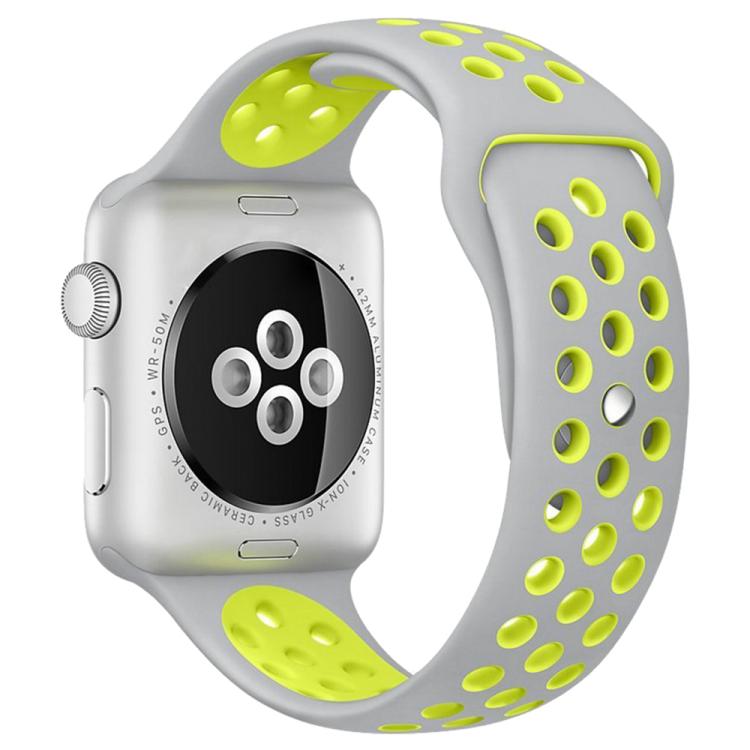 xDfind Two Color Silicone Sports Watch Band, For Apple Watch 46mm / 49mm / 45mm / 44mm, For Apple Watch 42mm / 41mm / 40mm / 38mm