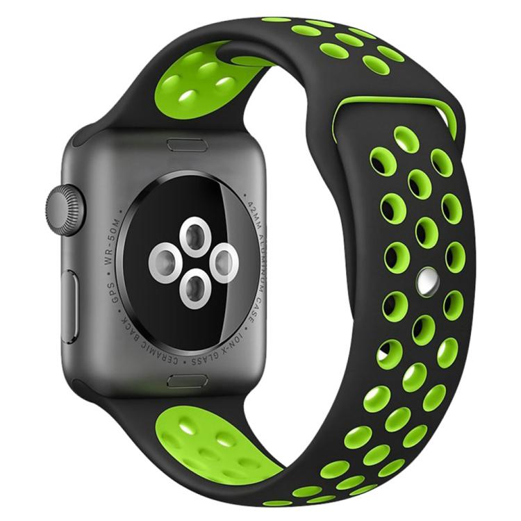 xDfind Two Color Silicone Sports Watch Band, For Apple Watch 46mm / 49mm / 45mm / 44mm, For Apple Watch 42mm / 41mm / 40mm / 38mm