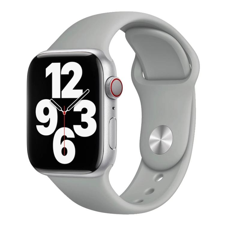xDfind Solid Color Silicone Sports Watch Band, For Apple Watch 46mm / 49mm / 45mm / 44mm, For Apple Watch 42mm / 41mm / 40mm / 38mm