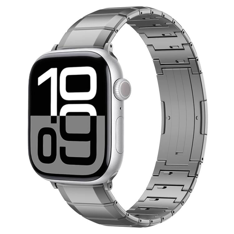 One-Bead Pure Titanium Buckle Watch Band, For Apple Watch 46mm / 49mm / 45mm / 44mm, For Apple Watch 42mm / 41mm / 40mm / 38mm