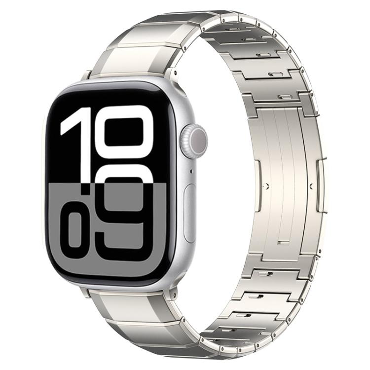 One-Bead Pure Titanium Buckle Watch Band, For Apple Watch 46mm / 49mm / 45mm / 44mm, For Apple Watch 42mm / 41mm / 40mm / 38mm