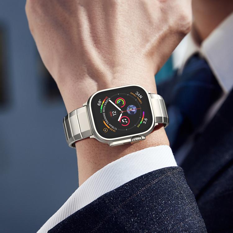 One-Bead Pure Titanium Buckle Watch Band, For Apple Watch 46mm / 49mm / 45mm / 44mm, For Apple Watch 42mm / 41mm / 40mm / 38mm