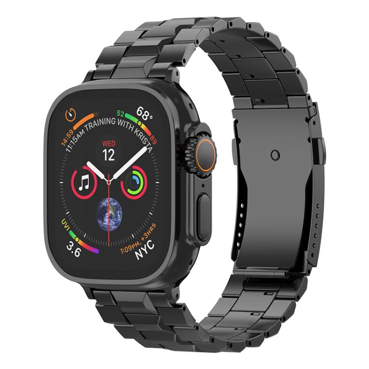 T-shaped Turtle Buckle Detachable Titanium Watch Band, For Apple Watch 46mm / 49mm / 45mm / 44mm, For Apple Watch 42mm / 41mm / 40mm / 38mm