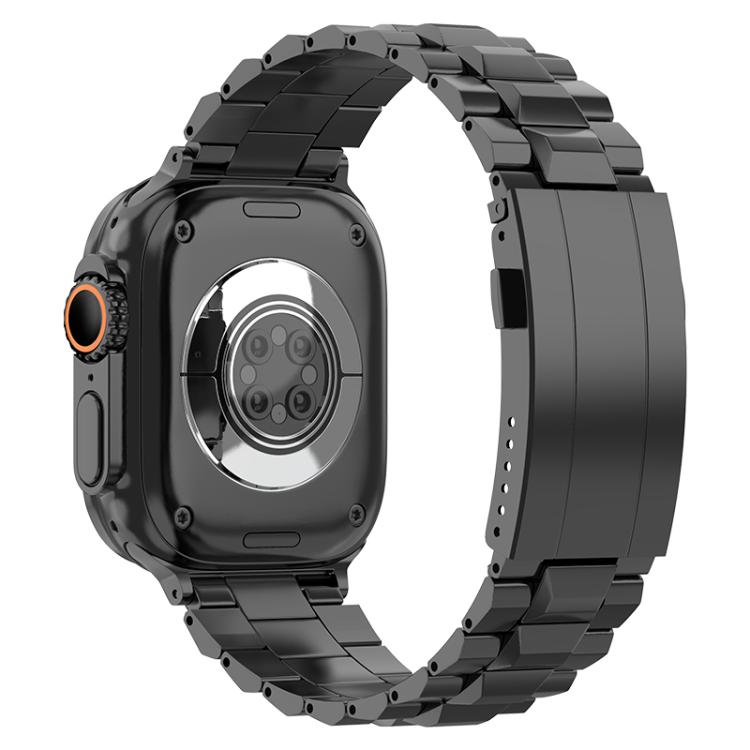 T-shaped Turtle Buckle Detachable Titanium Watch Band, For Apple Watch 46mm / 49mm / 45mm / 44mm, For Apple Watch 42mm / 41mm / 40mm / 38mm