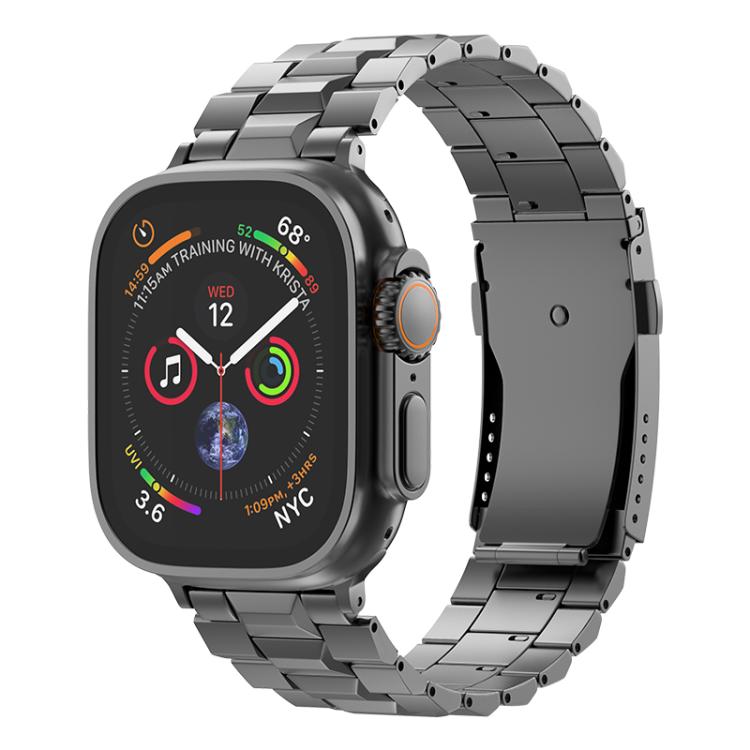T-shaped Turtle Buckle Detachable Titanium Watch Band, For Apple Watch 46mm / 49mm / 45mm / 44mm, For Apple Watch 42mm / 41mm / 40mm / 38mm