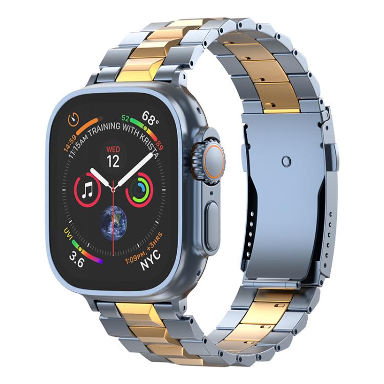 T-shaped Turtle Buckle Detachable Titanium Watch Band, For Apple Watch 46mm / 49mm / 45mm / 44mm, For Apple Watch 42mm / 41mm / 40mm / 38mm