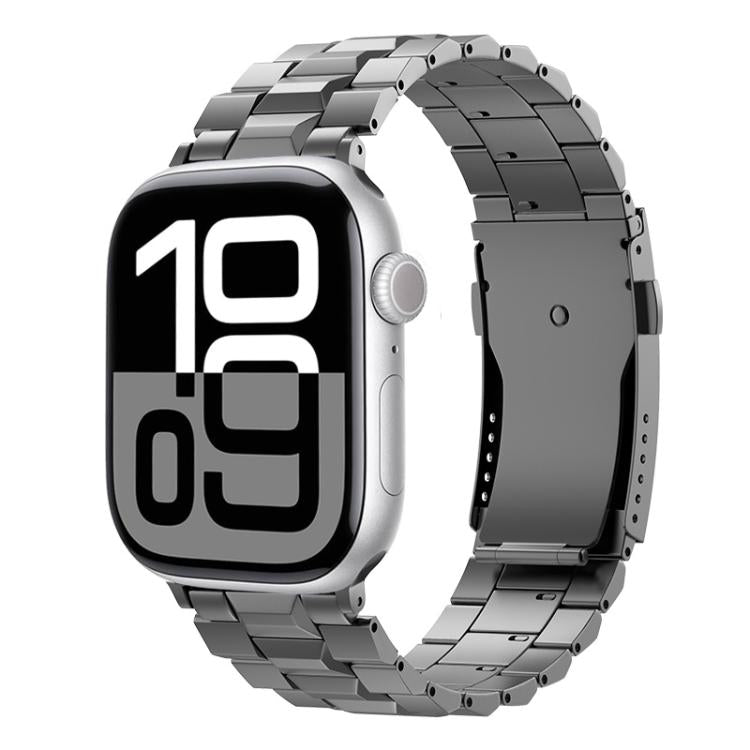 T-shaped Turtle Buckle Detachable Titanium Watch Band, For Apple Watch 46mm / 49mm / 45mm / 44mm, For Apple Watch 42mm / 41mm / 40mm / 38mm