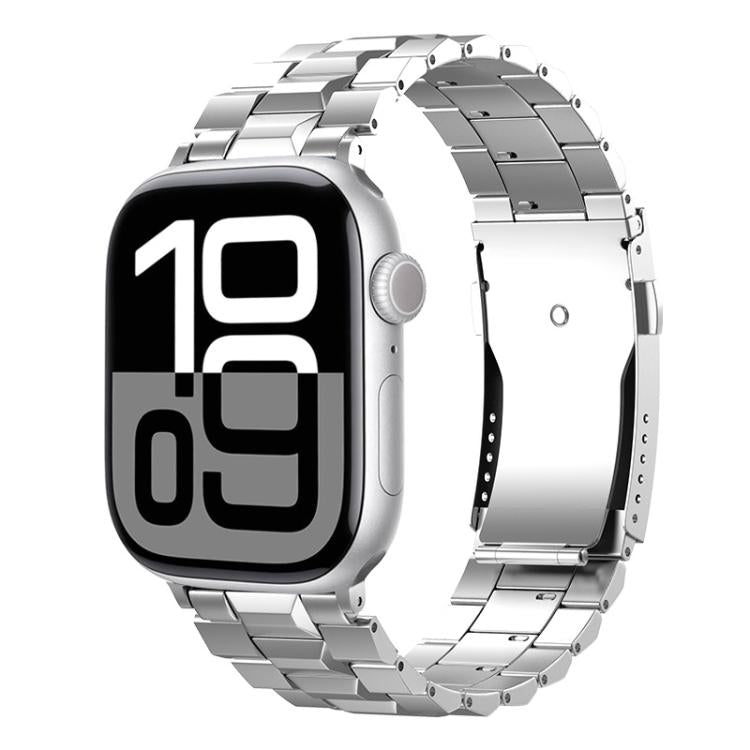 T-shaped Turtle Buckle Detachable Titanium Watch Band, For Apple Watch 46mm / 49mm / 45mm / 44mm, For Apple Watch 42mm / 41mm / 40mm / 38mm