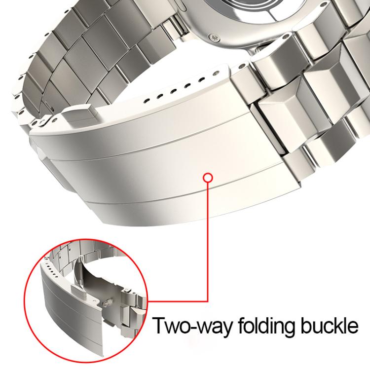 T-shaped Turtle Buckle Detachable Titanium Watch Band, For Apple Watch 46mm / 49mm / 45mm / 44mm, For Apple Watch 42mm / 41mm / 40mm / 38mm