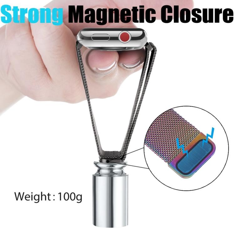 xDfind Milanese Loop Magnetic Metal Watch Band, For Apple Watch 46mm / 49mm / 45mm / 44mm, For Apple Watch 42mm / 41mm / 40mm / 38mm