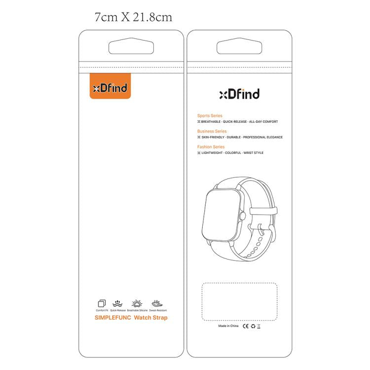 xDfind Nylon Loop Hook and Loop Fastener Watch Band, For Apple Watch 46mm / 49mm / 45mm / 44mm, For Apple Watch 42mm / 41mm / 40mm / 38mm