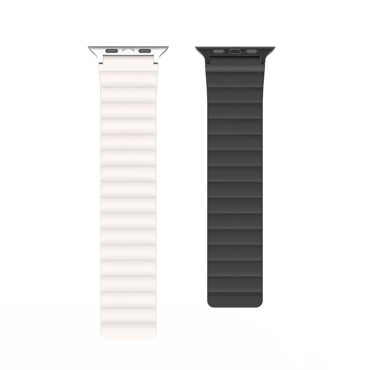DUX DUCIS SD Series Double-Sided Blind Insert Silicone Magnetic Watch Strap, For Apple Watch 46mm / 49mm / 45mm / 44mm, For Apple Watch 42mm / 41mm / 40mm / 38mm