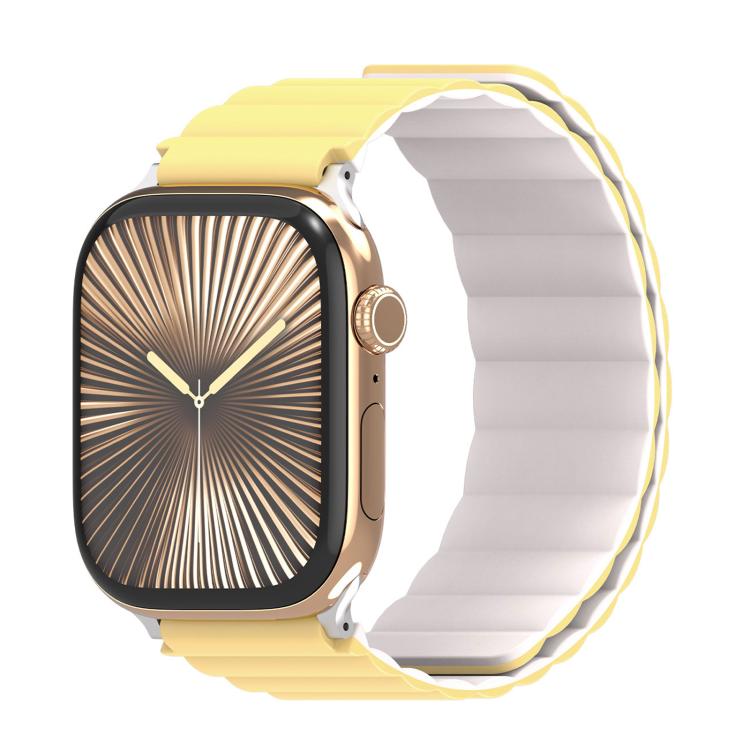 DUX DUCIS SD Series Double-Sided Blind Insert Silicone Magnetic Watch Strap, For Apple Watch 46mm / 49mm / 45mm / 44mm, For Apple Watch 42mm / 41mm / 40mm / 38mm