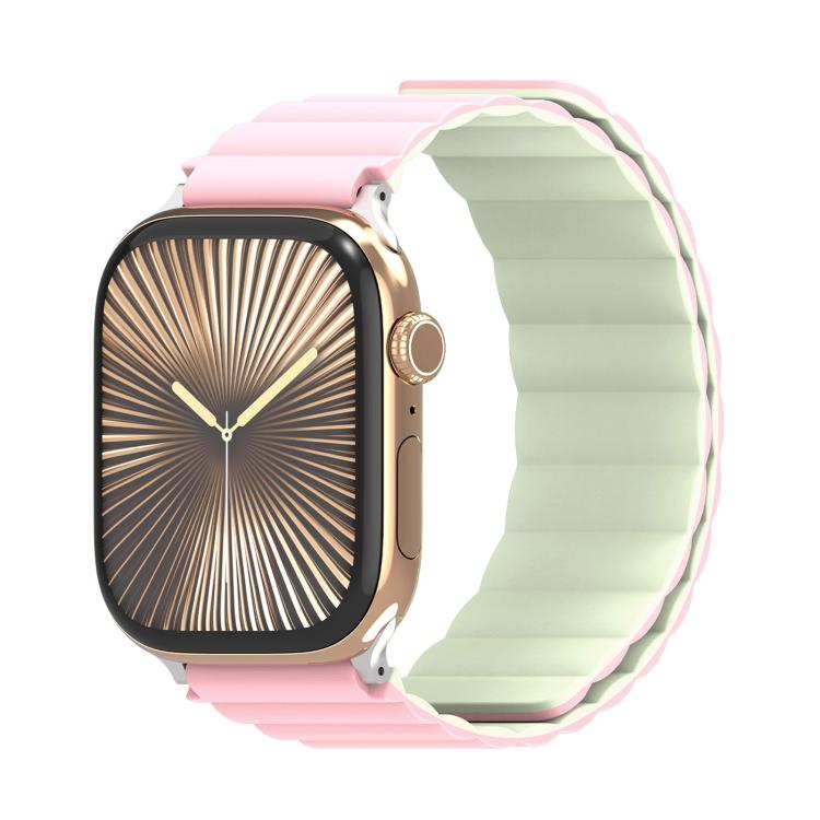 DUX DUCIS SD Series Double-Sided Blind Insert Silicone Magnetic Watch Strap, For Apple Watch 46mm / 49mm / 45mm / 44mm, For Apple Watch 42mm / 41mm / 40mm / 38mm