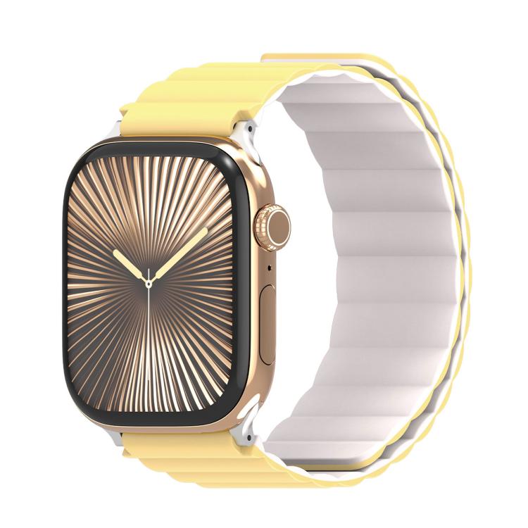 DUX DUCIS SD Series Double-Sided Blind Insert Silicone Magnetic Watch Strap, For Apple Watch 46mm / 49mm / 45mm / 44mm, For Apple Watch 42mm / 41mm / 40mm / 38mm