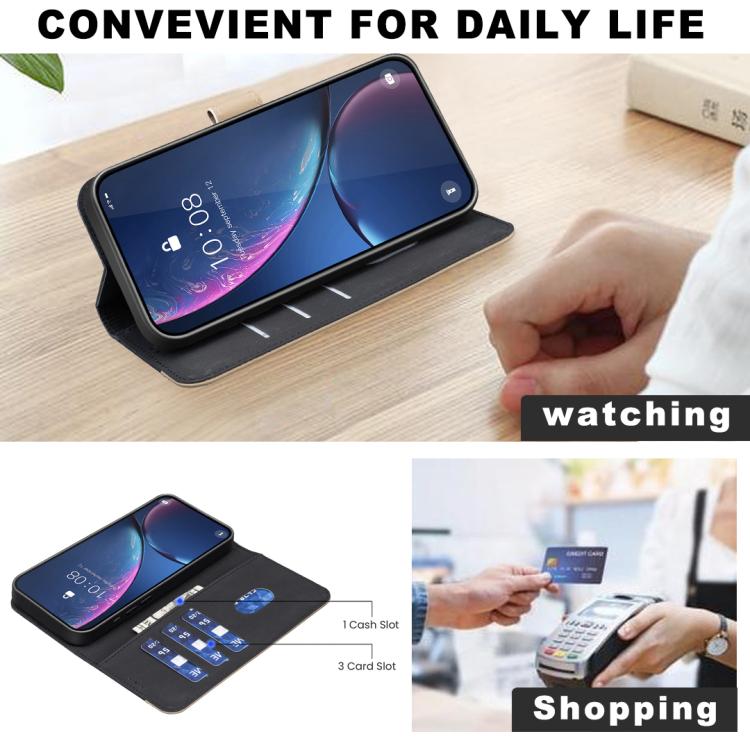 Splicing Color Hollow Flower Pattern RFID Leather Phone Case, For iPhone XS Max, For iPhone 6 Plus / 7 Plus / 8 Plus, For iPhone 6 / 7 / 8