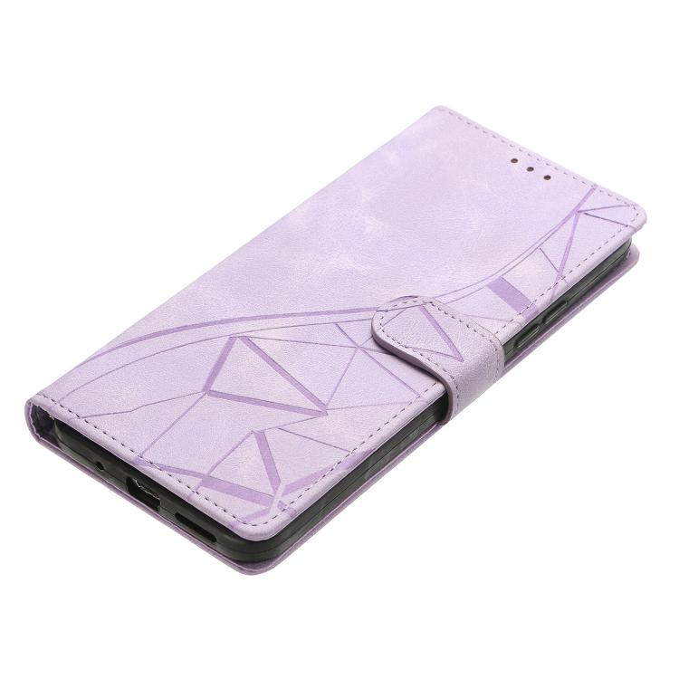Triangles Embossed Leather Phone Case, For iPhone 16e, For iPhone 16 Pro Max, For iPhone 16 Pro, For iPhone 16 Plus