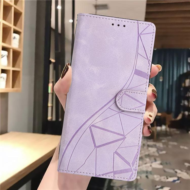Triangles Embossed Leather Phone Case, For iPhone 16e, For iPhone 16 Pro Max, For iPhone 16 Pro, For iPhone 16 Plus