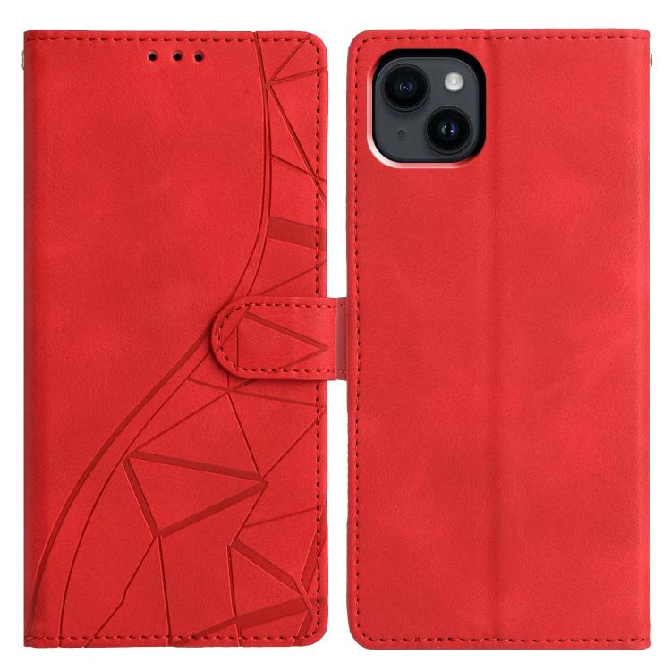Triangles Embossed Leather Phone Case, For iPhone 14 Pro Max, For iPhone 7 / 8 / SE 2022, For iPhone 13 Pro Max, For iPhone 13 Pro