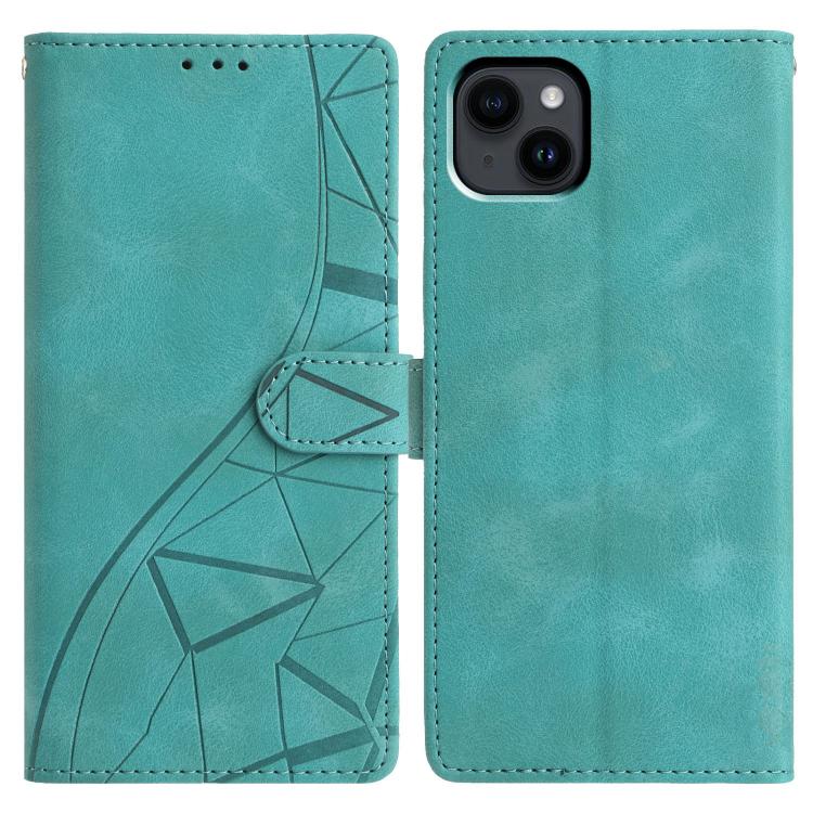 Triangles Embossed Leather Phone Case, For iPhone 14 Pro Max, For iPhone 7 / 8 / SE 2022, For iPhone 13 Pro Max, For iPhone 13 Pro