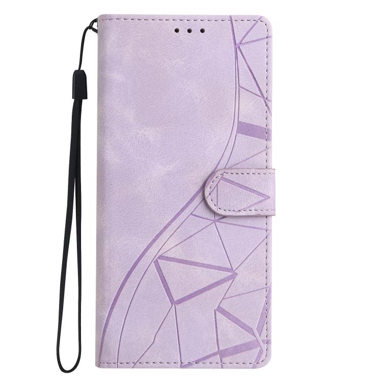Triangles Embossed Leather Phone Case, For iPhone 13, For iPhone 12 / 12 Pro, For iPhone 12 Pro Max, For iPhone 11 Pro Max