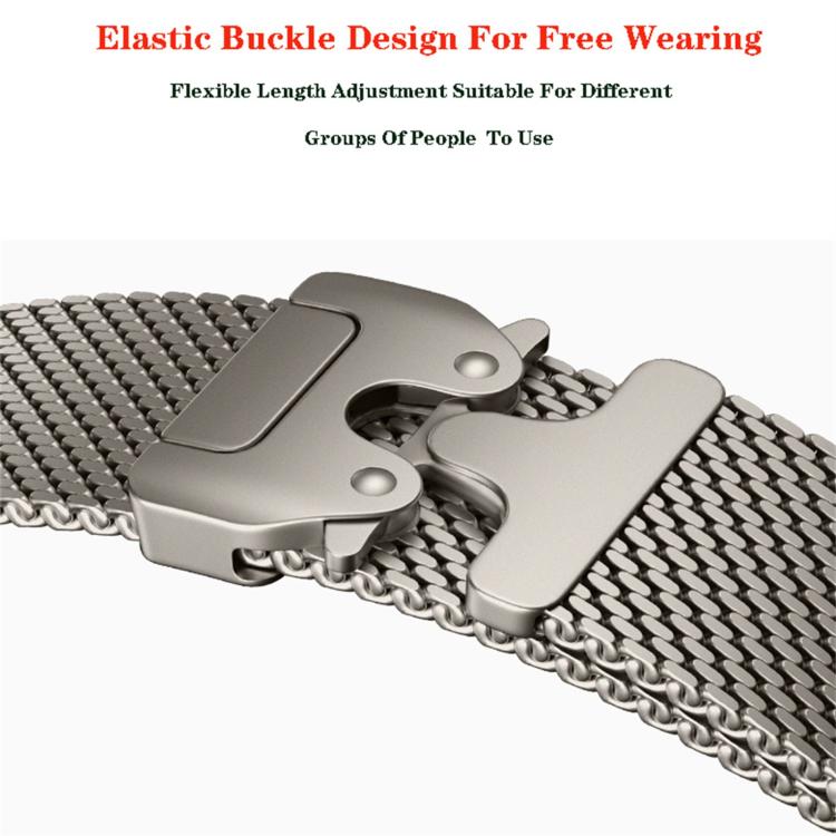 xDfind Umbrella Buckle Think Milanese Stainless Steel Watch Band, For Apple Watch 46mm / 49mm / 45mm / 44mm, For Apple Watch 42mm / 41mm / 40mm / 38mm