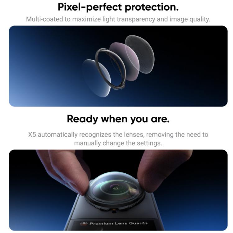 Rotating Anti-Scratch Lens Film, For insta360 X5