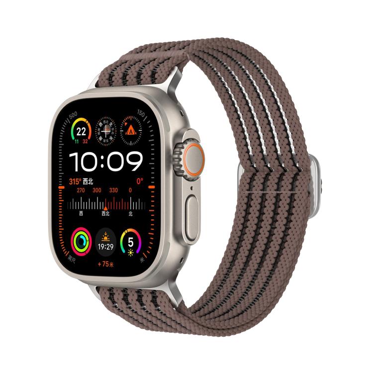 Breathable Nylon Fish Line Weaving Watch Band, For Apple Watch 46mm / 49mm / 45mm / 44mm, For Apple Watch 42mm / 41mm / 40mm / 38mm