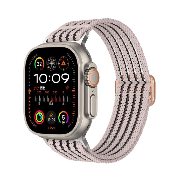 Breathable Nylon Fish Line Weaving Watch Band, For Apple Watch 46mm / 49mm / 45mm / 44mm, For Apple Watch 42mm / 41mm / 40mm / 38mm
