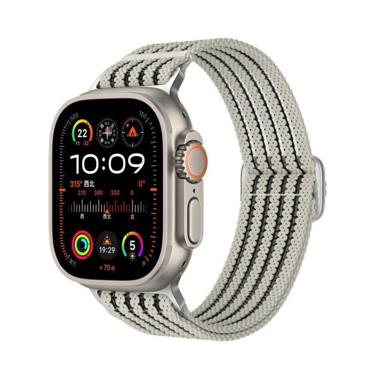 Breathable Nylon Fish Line Weaving Watch Band, For Apple Watch 46mm / 49mm / 45mm / 44mm, For Apple Watch 42mm / 41mm / 40mm / 38mm