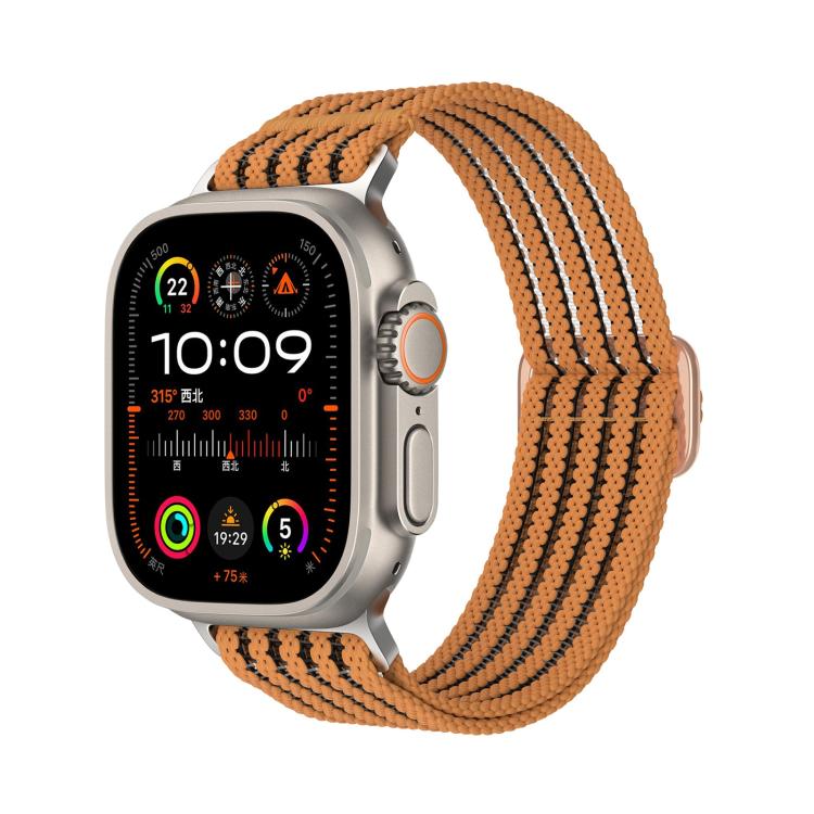 Breathable Nylon Fish Line Weaving Watch Band, For Apple Watch 46mm / 49mm / 45mm / 44mm, For Apple Watch 42mm / 41mm / 40mm / 38mm
