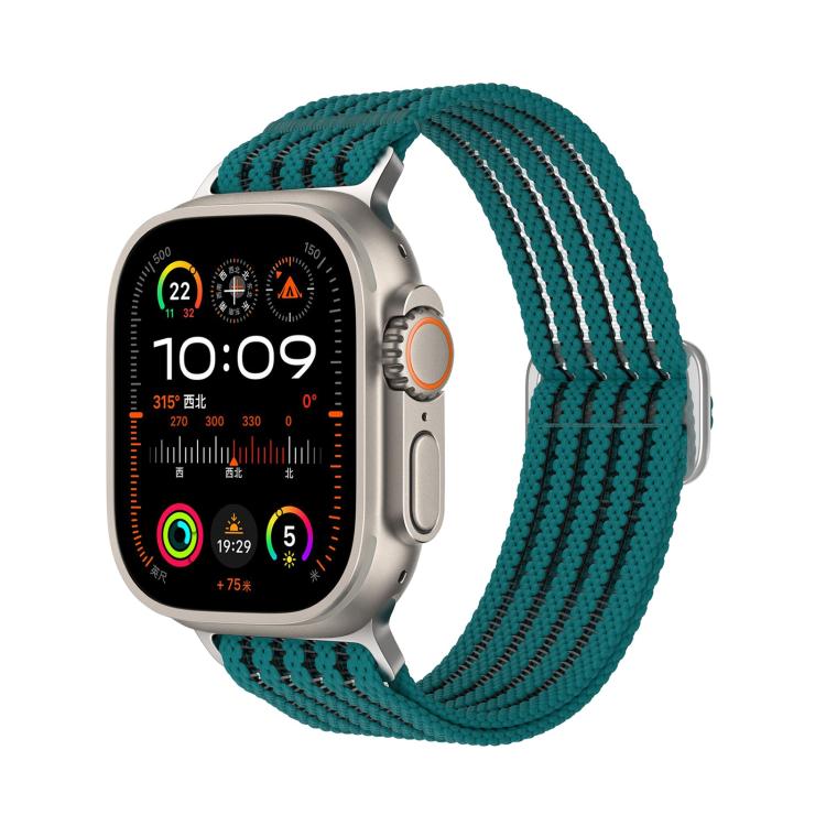 Breathable Nylon Fish Line Weaving Watch Band, For Apple Watch 46mm / 49mm / 45mm / 44mm, For Apple Watch 42mm / 41mm / 40mm / 38mm