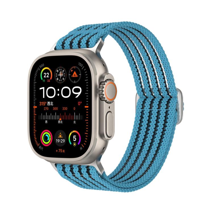 Breathable Nylon Fish Line Weaving Watch Band, For Apple Watch 46mm / 49mm / 45mm / 44mm, For Apple Watch 42mm / 41mm / 40mm / 38mm