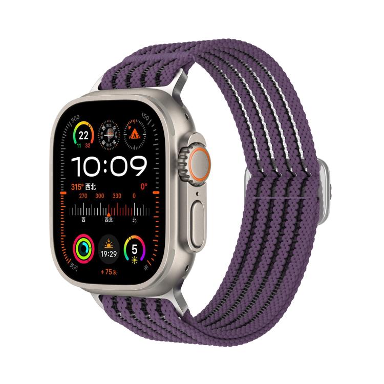 Breathable Nylon Fish Line Weaving Watch Band, For Apple Watch 46mm / 49mm / 45mm / 44mm, For Apple Watch 42mm / 41mm / 40mm / 38mm