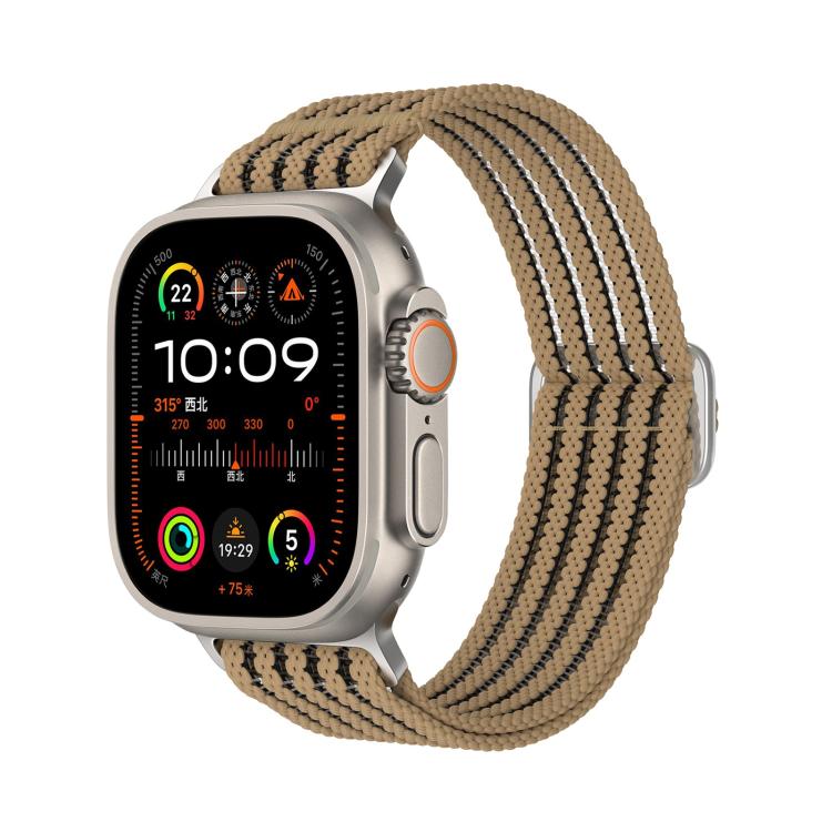 Breathable Nylon Fish Line Weaving Watch Band, For Apple Watch 46mm / 49mm / 45mm / 44mm, For Apple Watch 42mm / 41mm / 40mm / 38mm