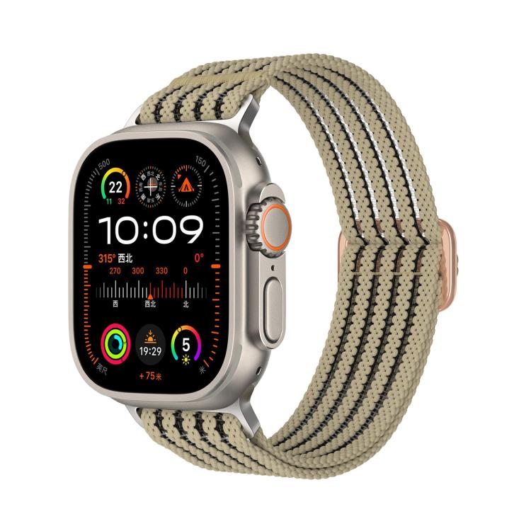 Breathable Nylon Fish Line Weaving Watch Band, For Apple Watch 46mm / 49mm / 45mm / 44mm, For Apple Watch 42mm / 41mm / 40mm / 38mm