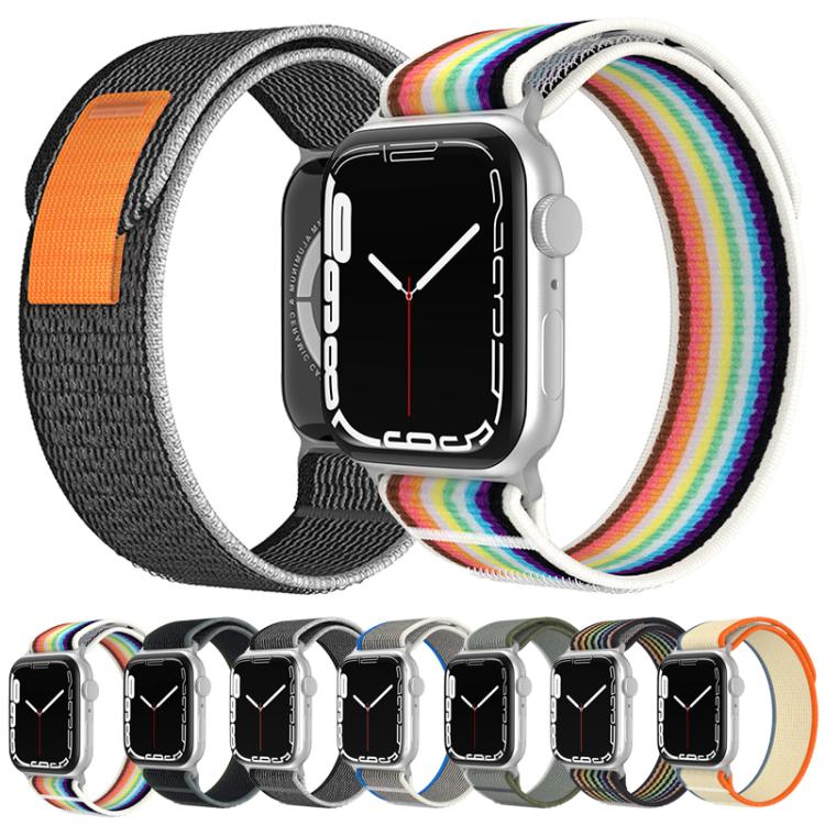 xDfind Dual-Section Loop Nylon Watch Band, For Apple Watch 46mm / 49mm / 45mm / 44mm, For Apple Watch 42mm / 41mm / 40mm / 38mm